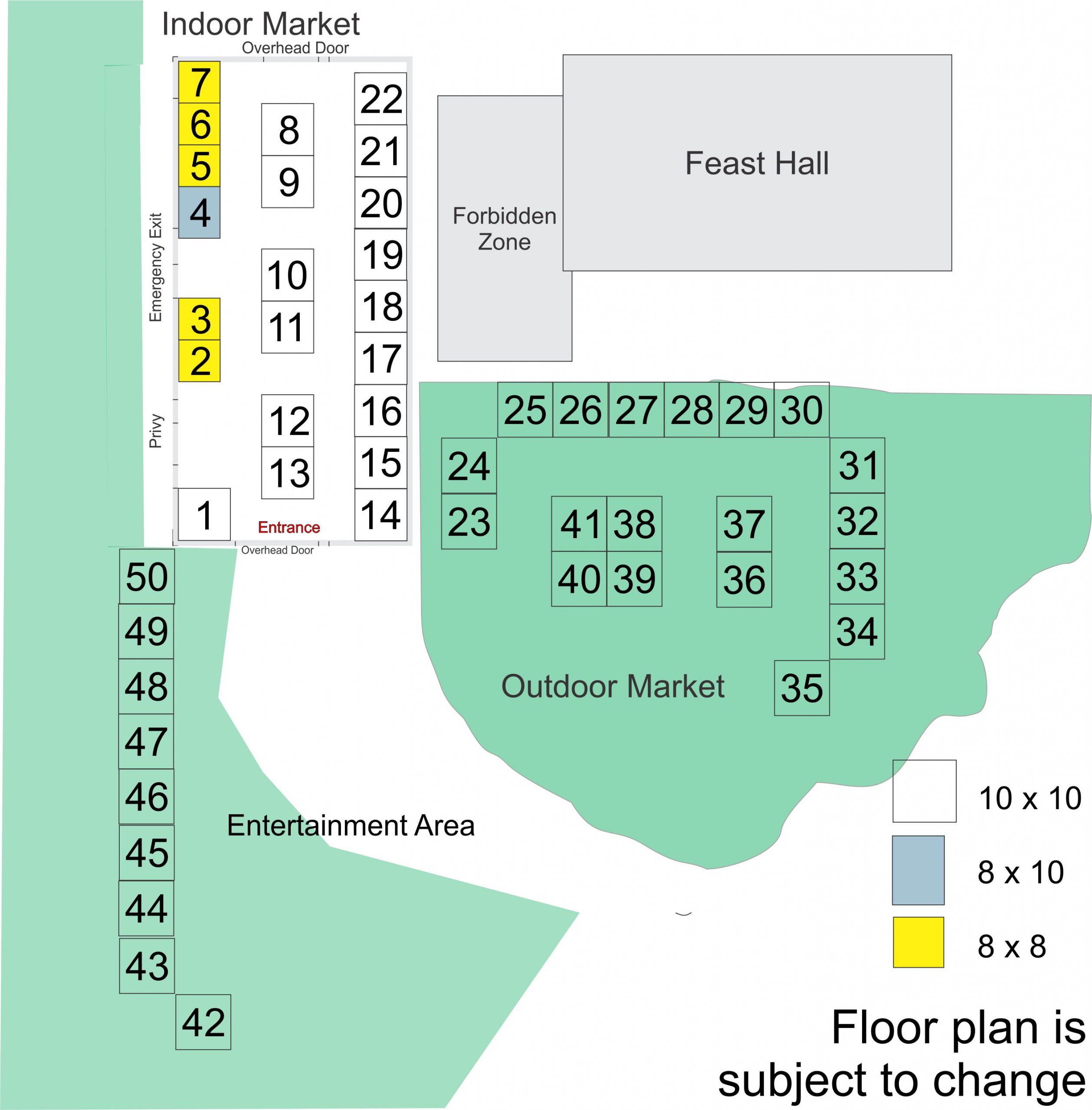Strathmore Floor Plan Medieval Faires & Artisan Markets in Canada